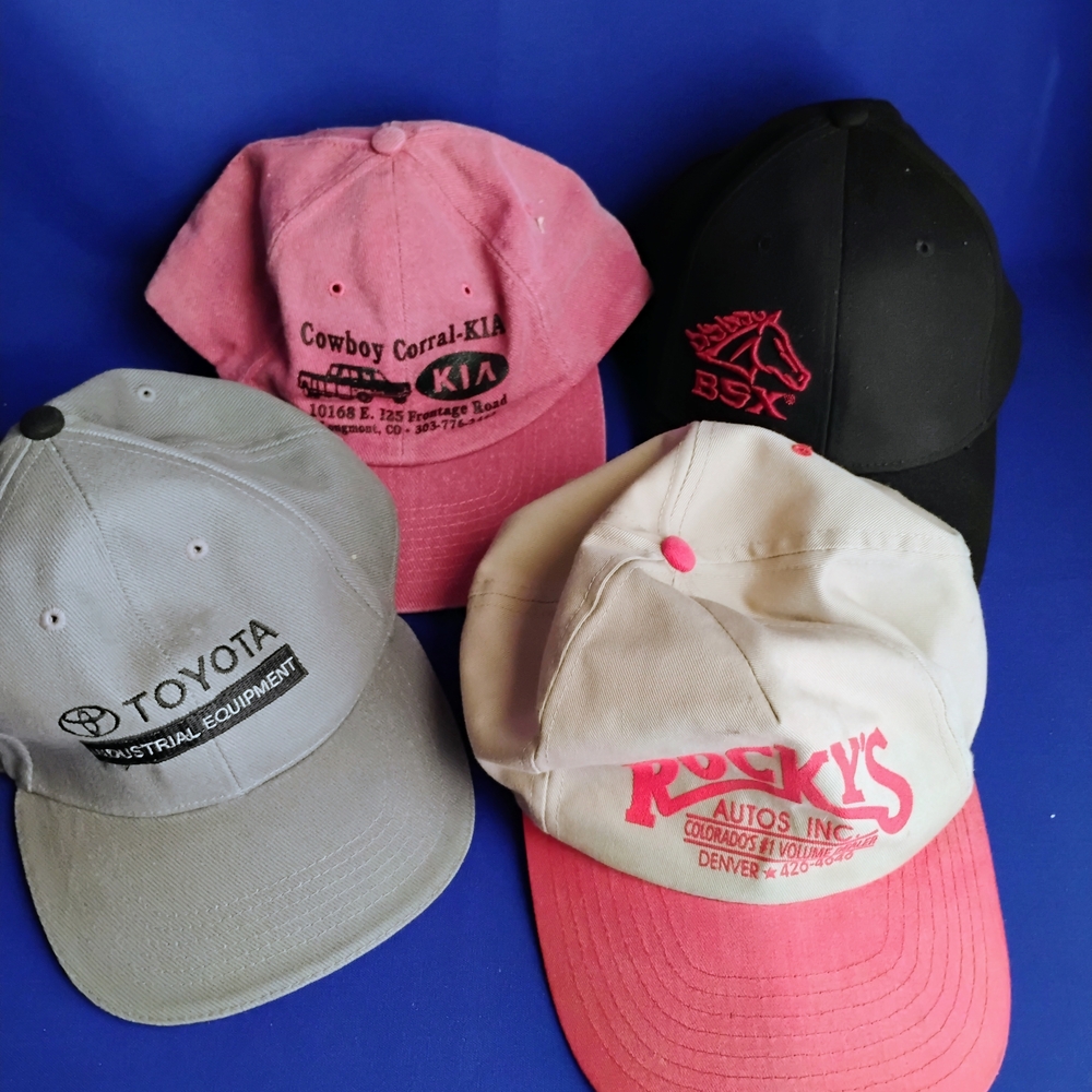 Men's Colorful Advertising Cap Set